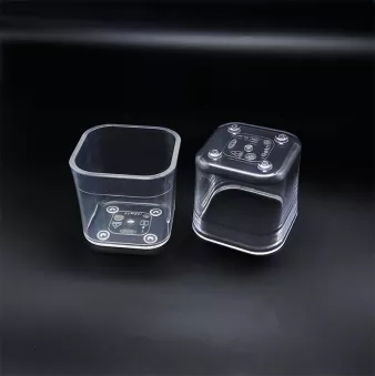 迷你方形储物罐收纳盒注塑开模