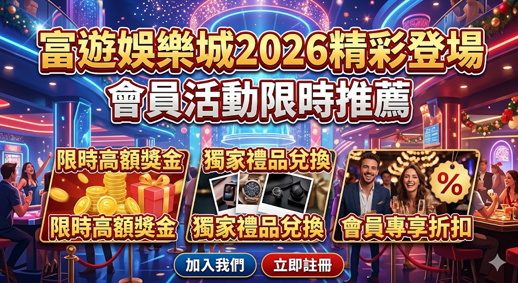 富遊娛樂城2026精彩登場｜會員活動限時推薦